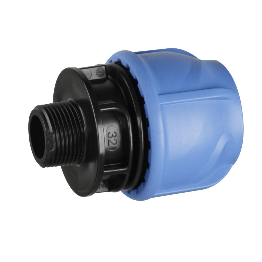 Koppling för SL240 - filter – 25 mm PE/PEX - rör till 3/4" gänga - Vattenfilterhuset