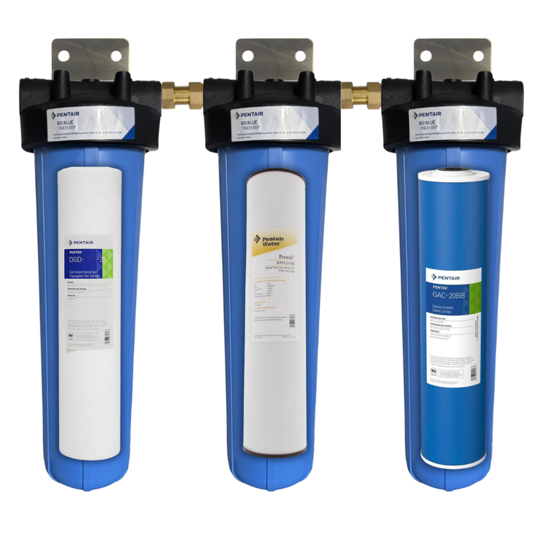 Vandfilter Trio 20" – Mod jern, sediment og humus