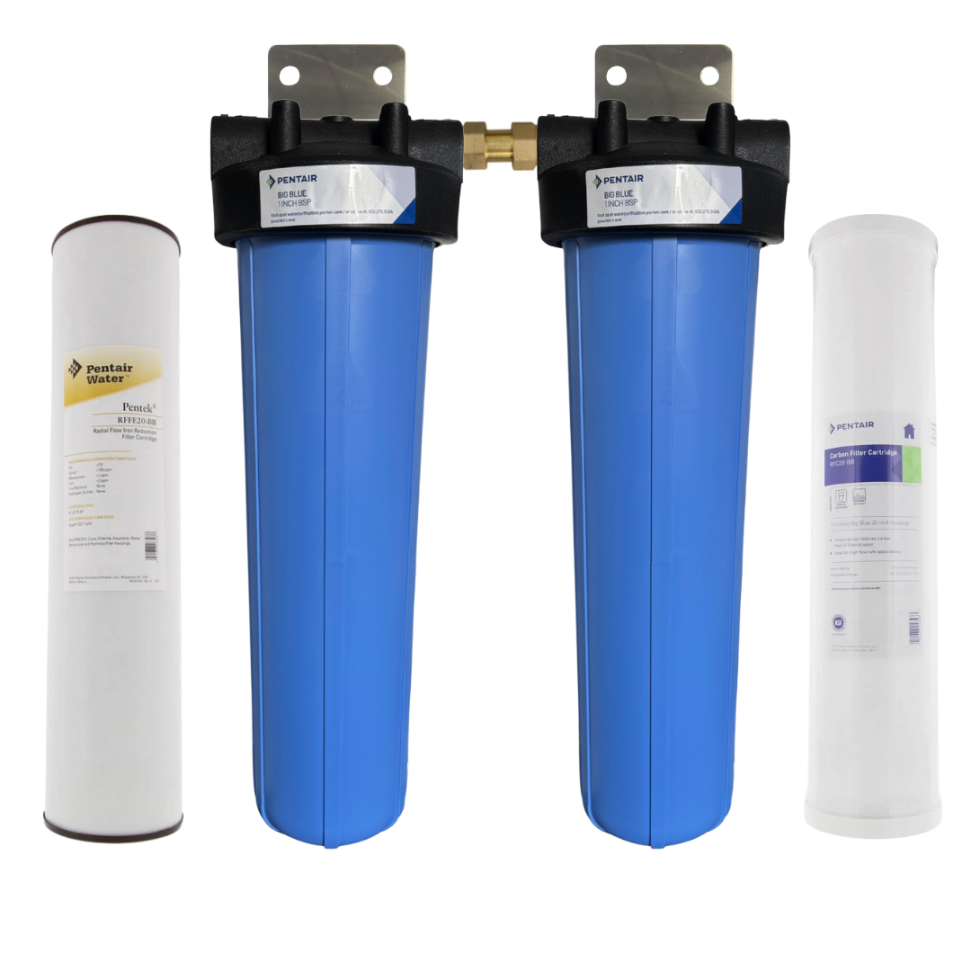 Vandfilter 20" Duo mod jern og hydrogensulfid