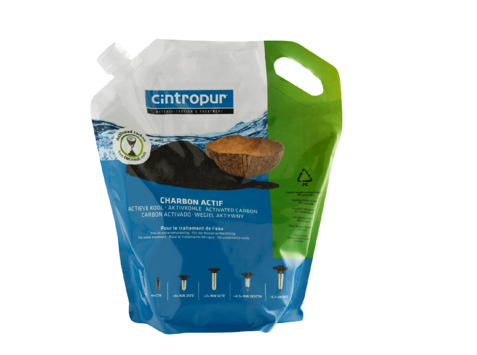 Aktivt Kol Refill 3,4L – Cintropur - Vattenfilterhuset